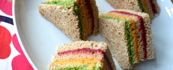 Organix Rainbow Sandwiches