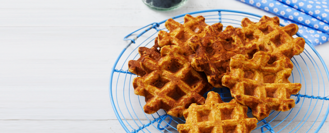 Whole Food Baby Recipe - Sweet Potato Waffles